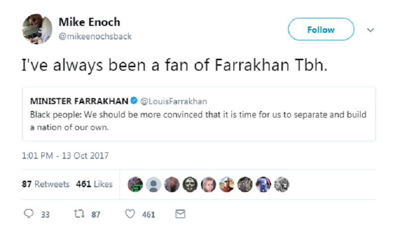 Enoch Tweet