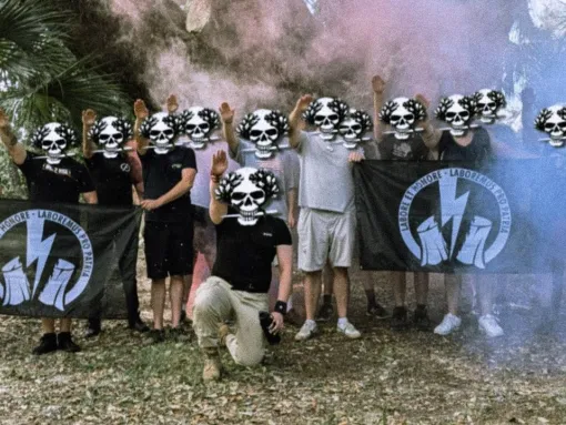 American Blackshirts meetup in Florida, October 2024. (Source: Telegram) 